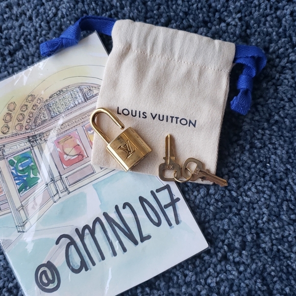 Authentic Louis Vuitton Lock and 2 Keys #303 - Picture 1 of 8